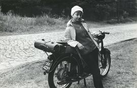 Maria Bigosińska na motorze