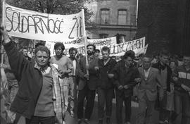 Demonstracja 1 maja 1988 we Wrocławiu