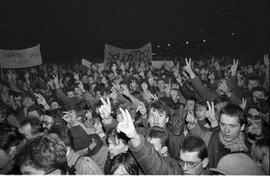 Demonstracja w rocznicę stanu wojennego - 1988