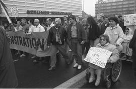 Berlin Wschodni – manifestacja na Alexanderplatz