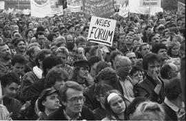 Berlin Wschodni – manifestacja na Alexanderplatz